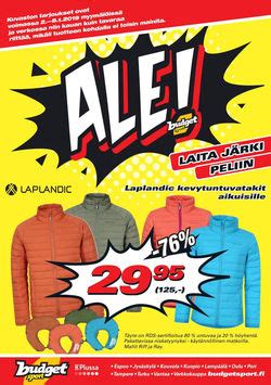 budget sport tarjouslehti